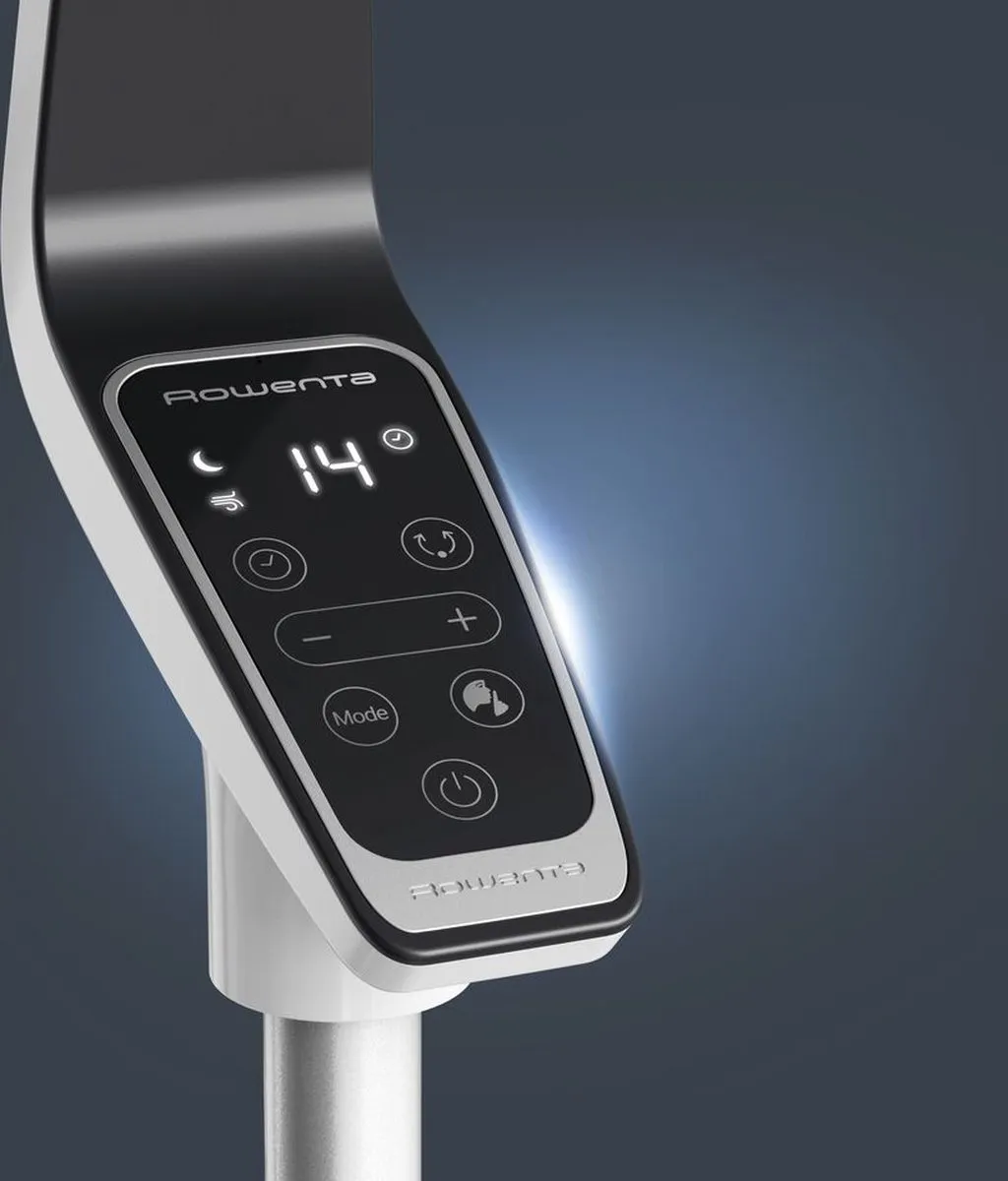 Rowenta Turbo Silence Extreme VU5690 Statiefventilator - 16 Snelheden - Zilver