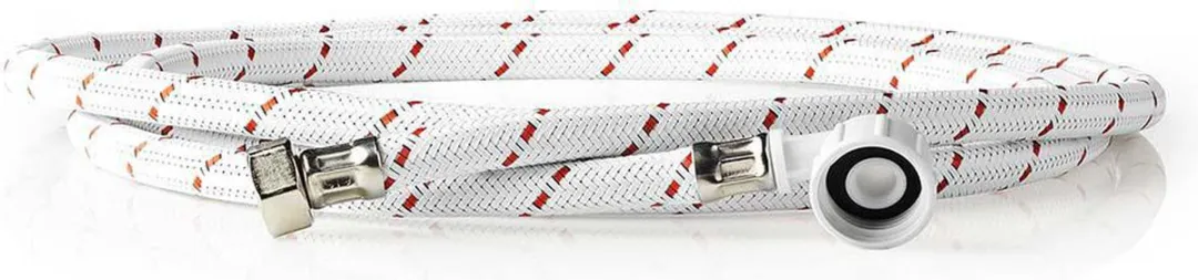 Nedis Nylon Toevoerslang WAIH3412SH1N25 2.5m - 10 Bar - Rood/Wit