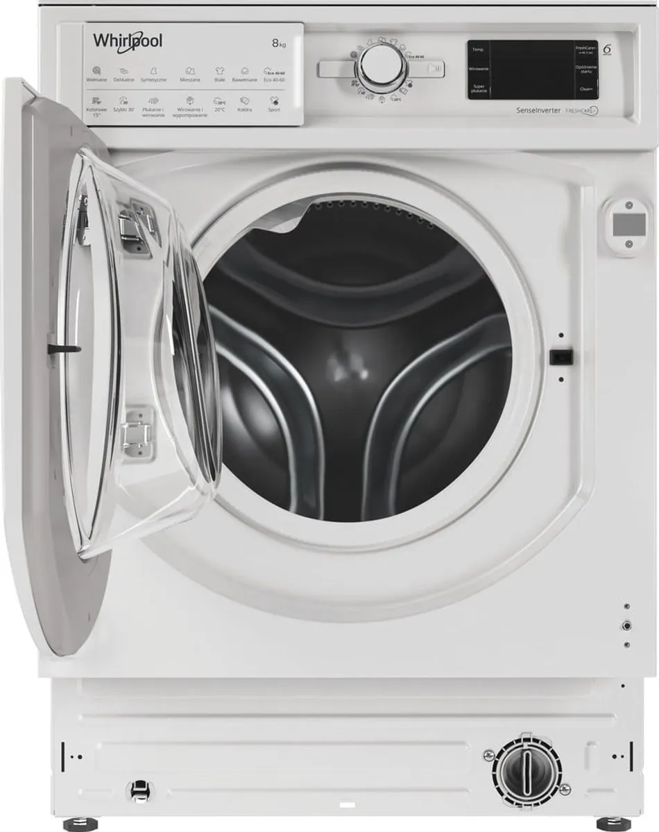 Whirlpool BI WMWG 81485 PL Wasmachine 8kg 1400 RPM - Wit - afbeelding 6 van 6