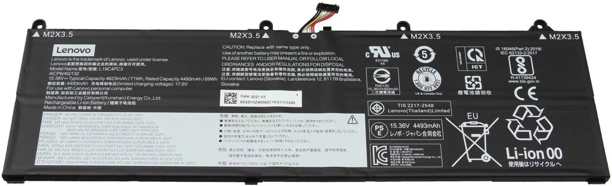 Lenovo L19M4PC3 Accu
