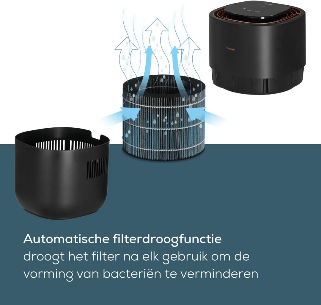 Beurer LB 300 Luchtbevochtiger 3L - 45m² - Zwart