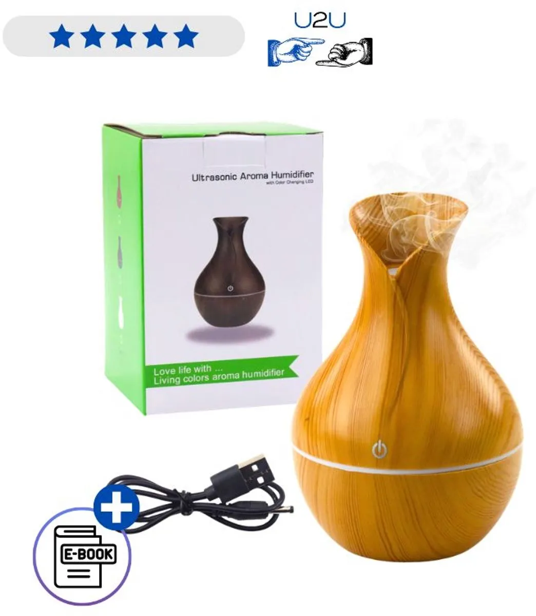 Lean Toys Luchtbevochtiger Aroma Diffuser 130ml