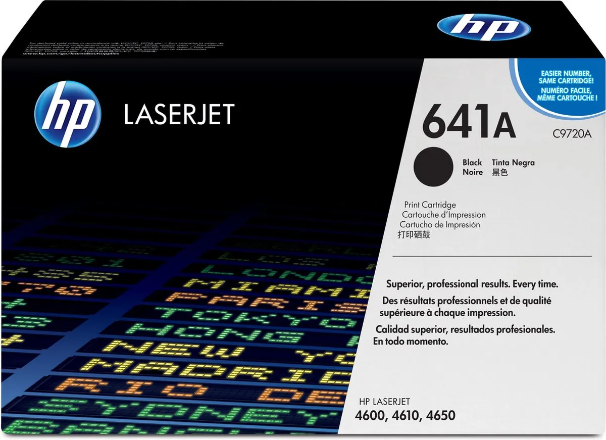 HP 641A Tonercartridge - Zwart - 8000 pagina's