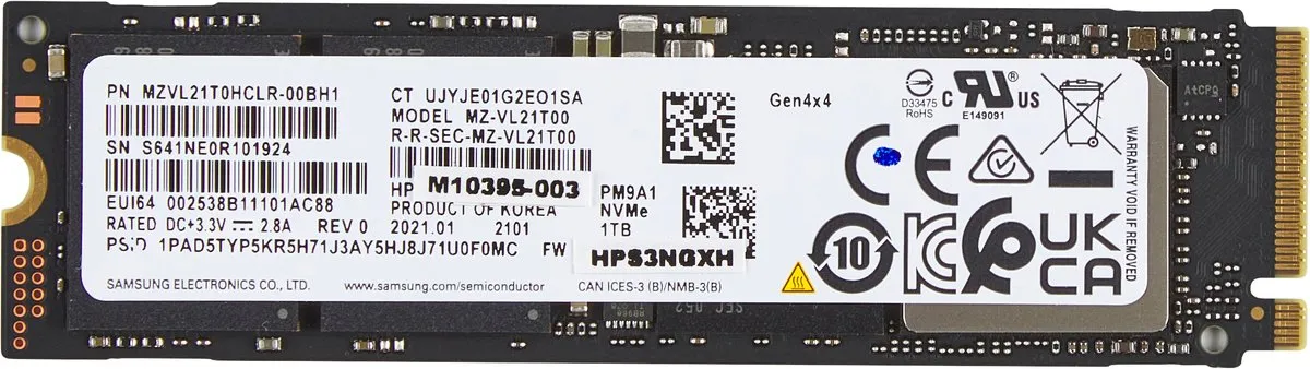 HP AL0M9AA 1TB NVMe M.2 SSD
