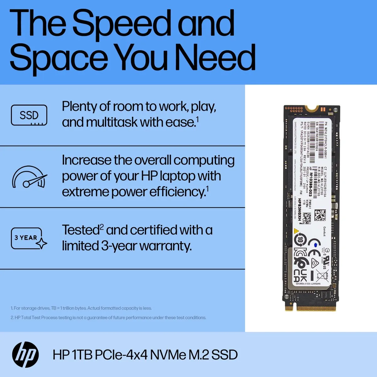 HP AL0M9AA 1TB NVMe M.2 SSD - afbeelding 3 van 3