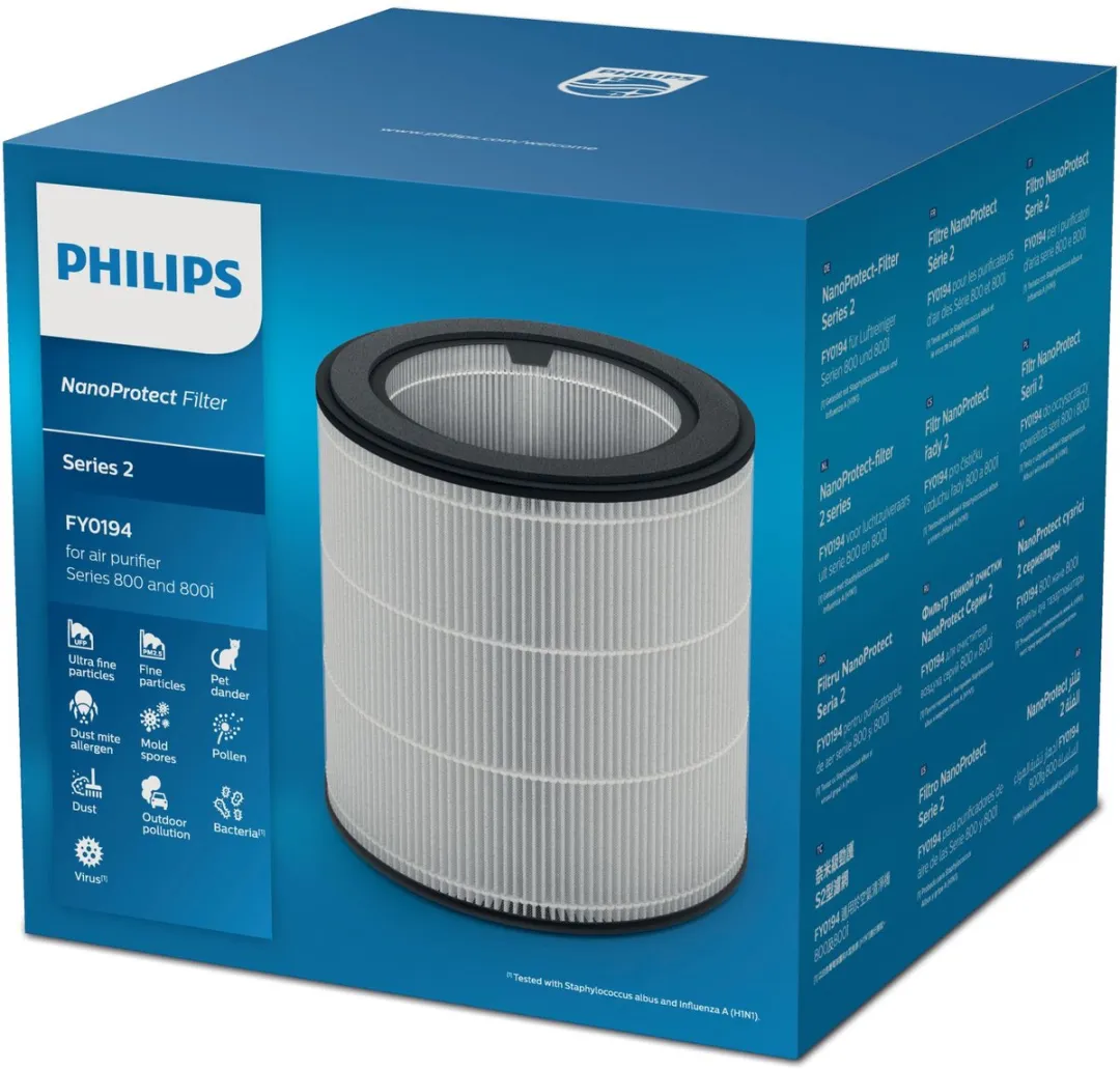 Philips NanoProtect FY0194/30 Filter - Wit/Grijs