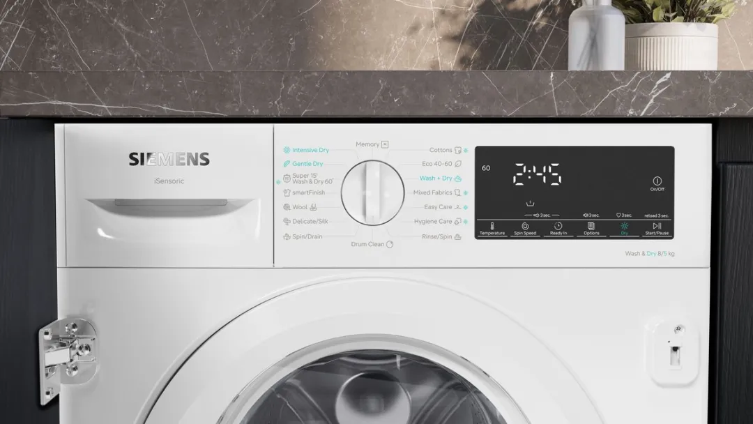 Siemens iQ500 WK14D490EU Inbouw Was-Droogcombinatie 8/5kg - Wit