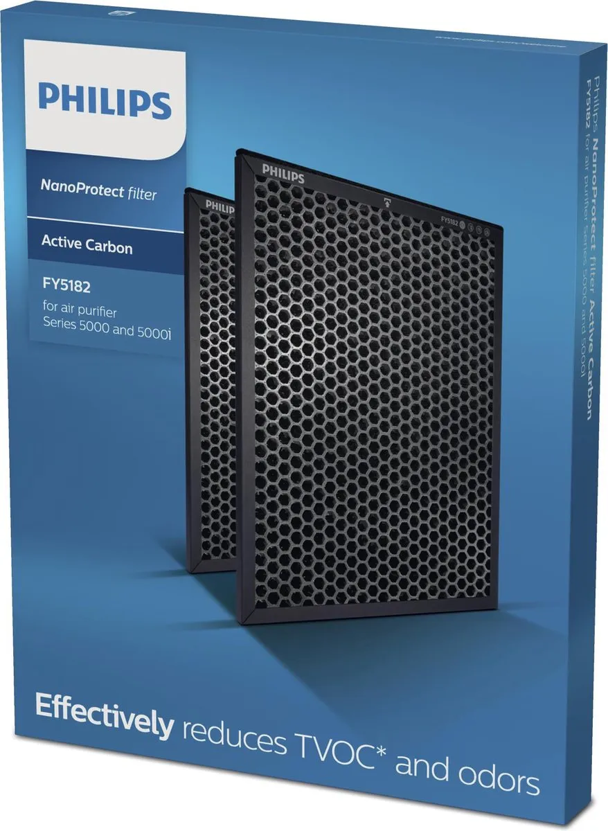 Philips NanoProtect FY5182/30 HEPA-filter - 2 Stuks - Zwart - afbeelding 6 van 6