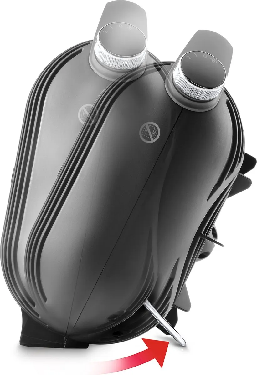 De'Longhi HFS30C24.DG Luchtverhitter 2400W - Zwart