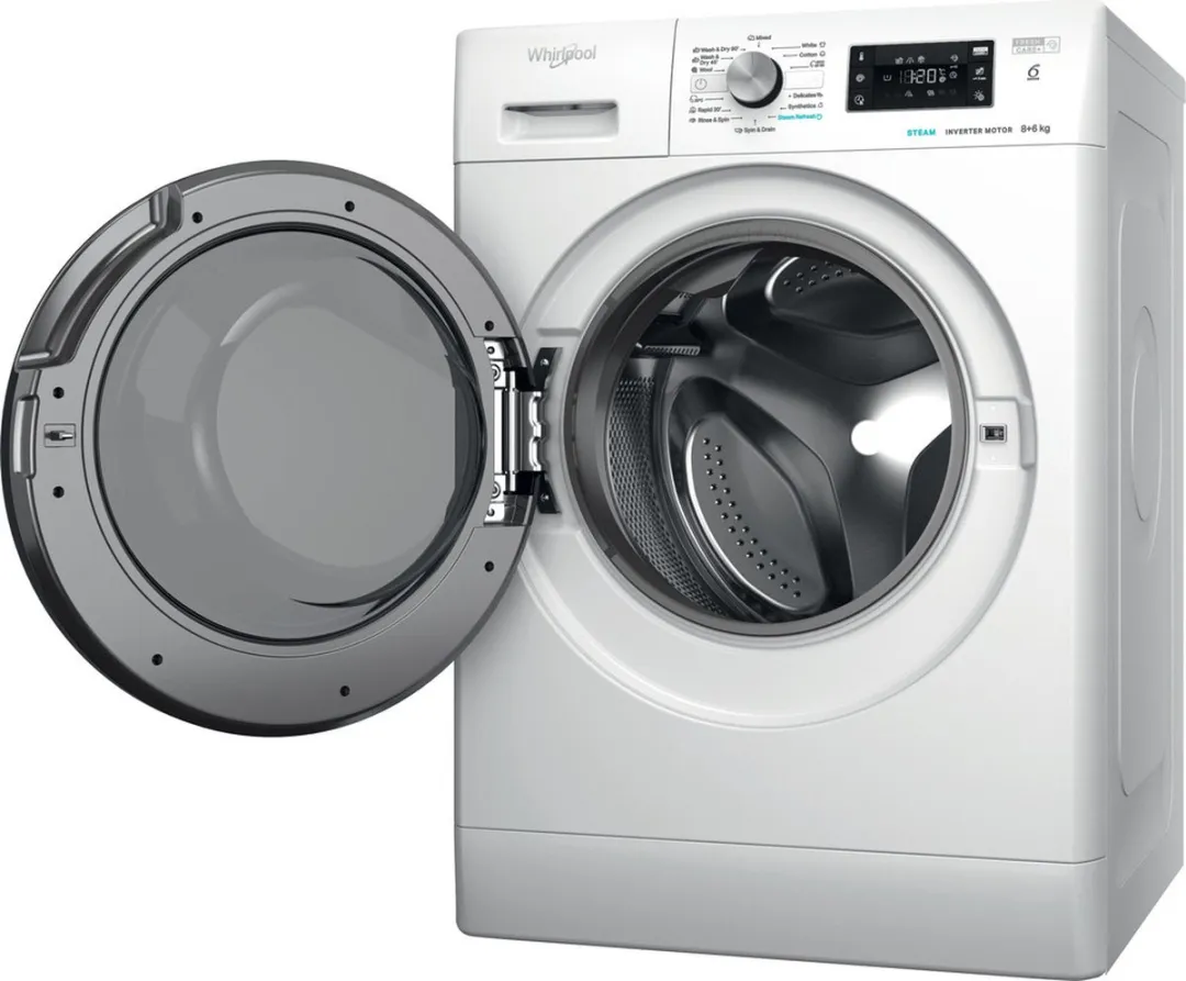 Whirlpool FFWDB 864349 BV EE Was-droogcombinatie 8/6kg - Wit