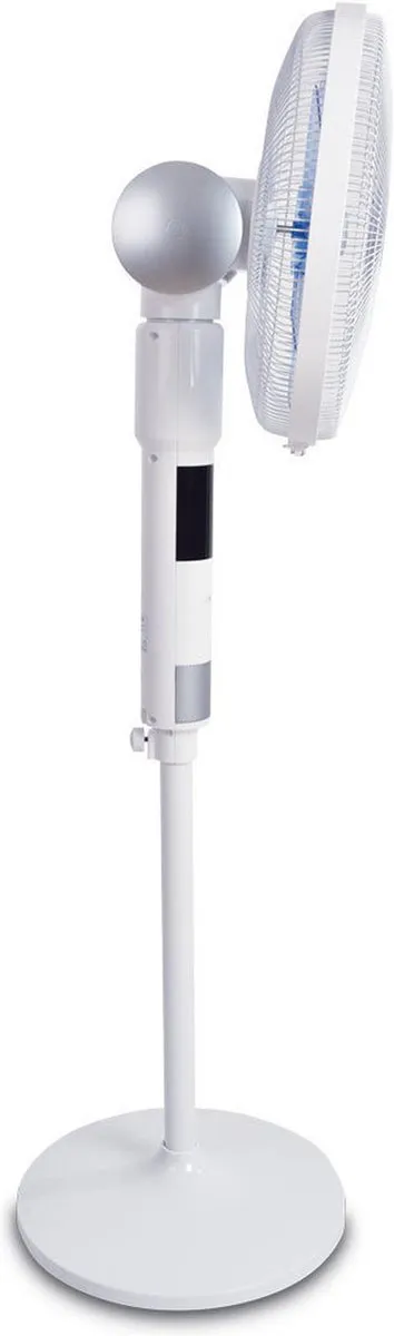 Solis Breeze 360° Statiefventilator 7582 - Ventilator Staand Met Afstandsbediening - Timerfunctie - 140 cm Hoog - Wit