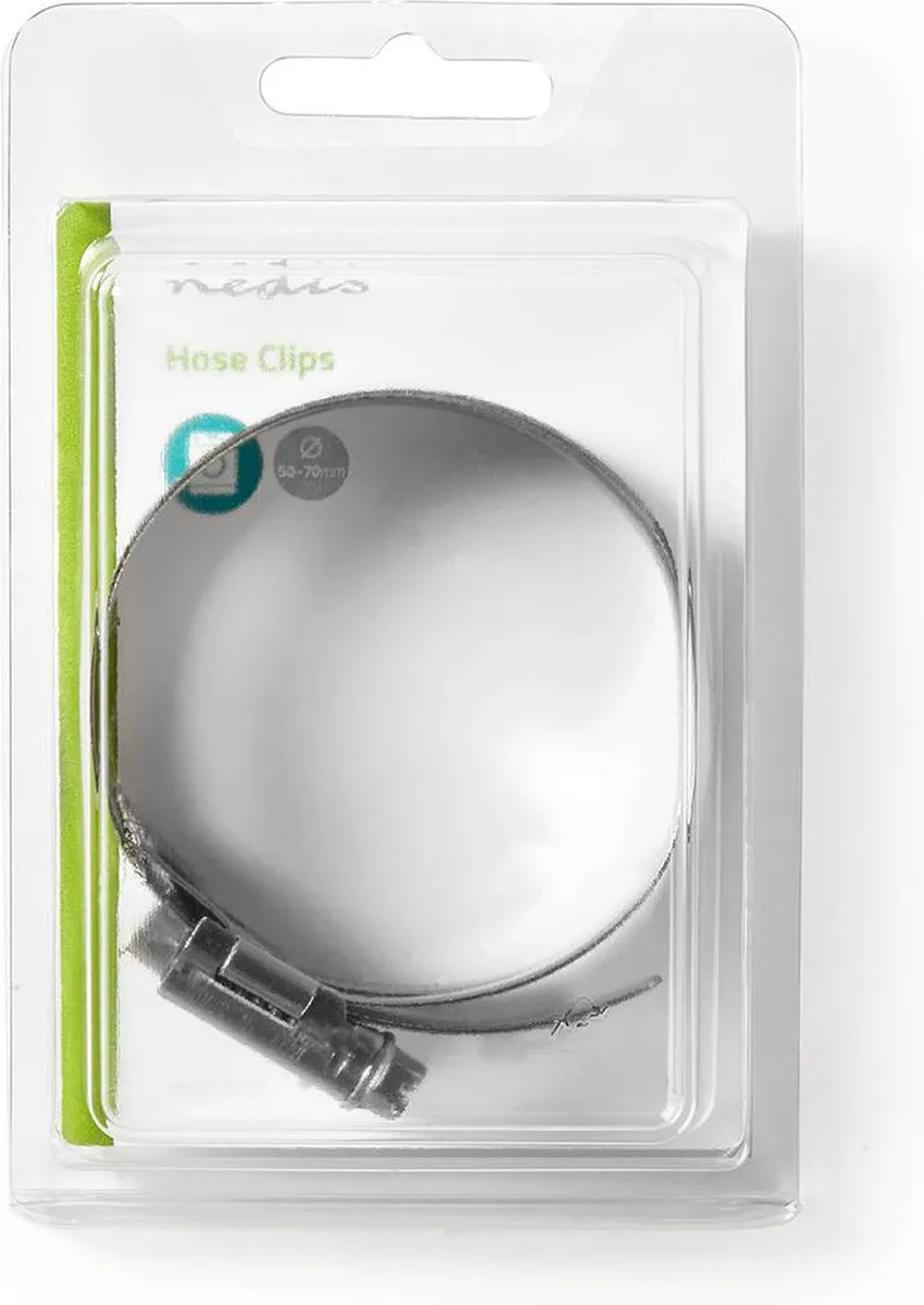 Nedis Slangklem 50-70mm - Metaal - Grijs