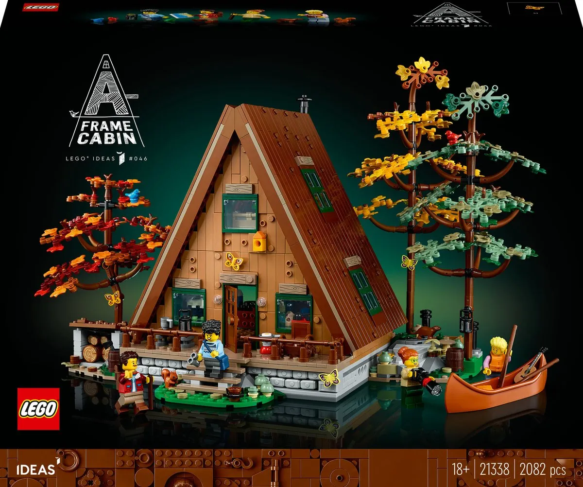 LEGO Ideas A-Frame Boshut 21338