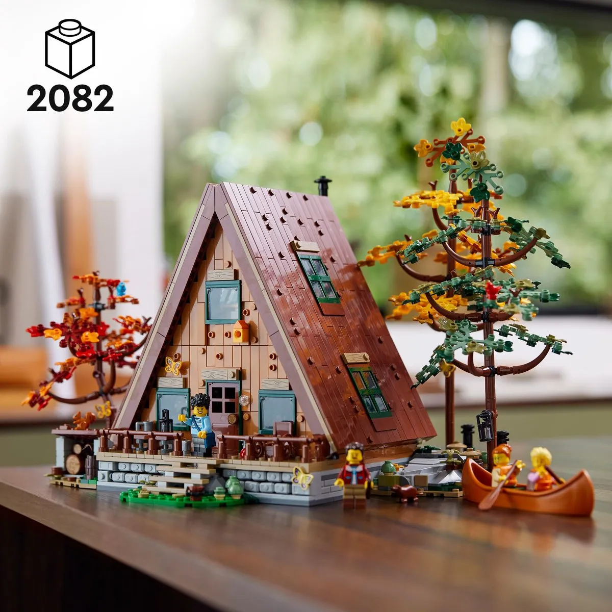 LEGO Ideas A-Frame Boshut 21338 - 2082 Stukken - Meerkleurig