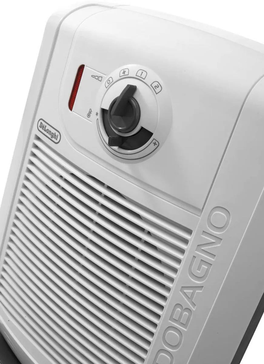 De'Longhi Caldobagno HBC 3030 Ventilatorverwarming 2000W - Wit - afbeelding 2 van 4