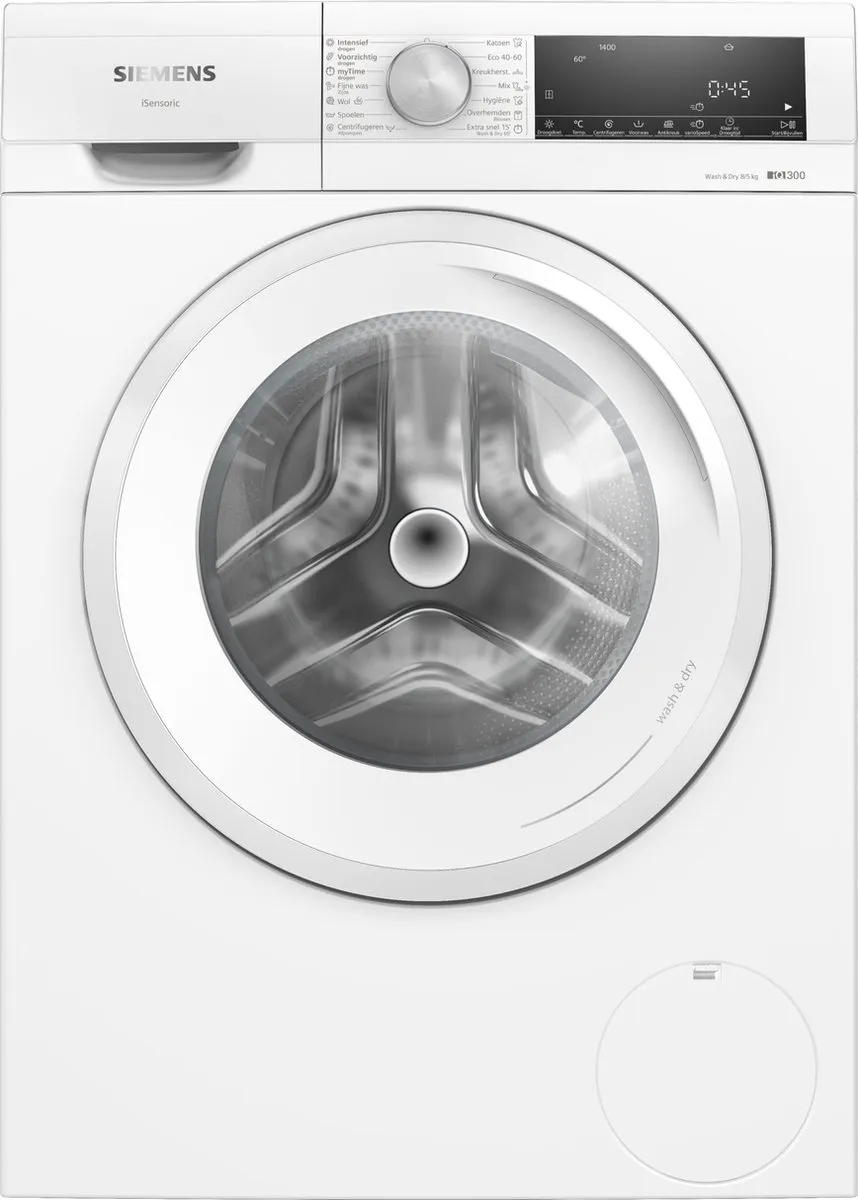 Siemens iQ300 WN34A100NL Wasdroogcombinatie 8kg - Wit