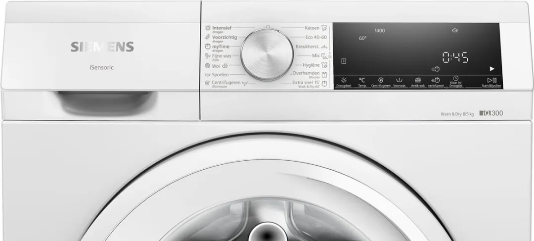 Siemens iQ300 WN34A100NL Wasdroogcombinatie 8kg - Wit