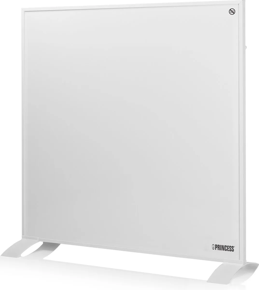 Infrarood paneel – Princess Elektrische kachel 350W – 60 x 60cm - Infrarood kachel - Infrarood Verwarmingspaneel 348035 – Inclusief mobiele app - WiFi - Smart- met App - Vrijstaand/Wandmontage - Energiezuinig - Infrarood paneel verplaatsbaar - Wit