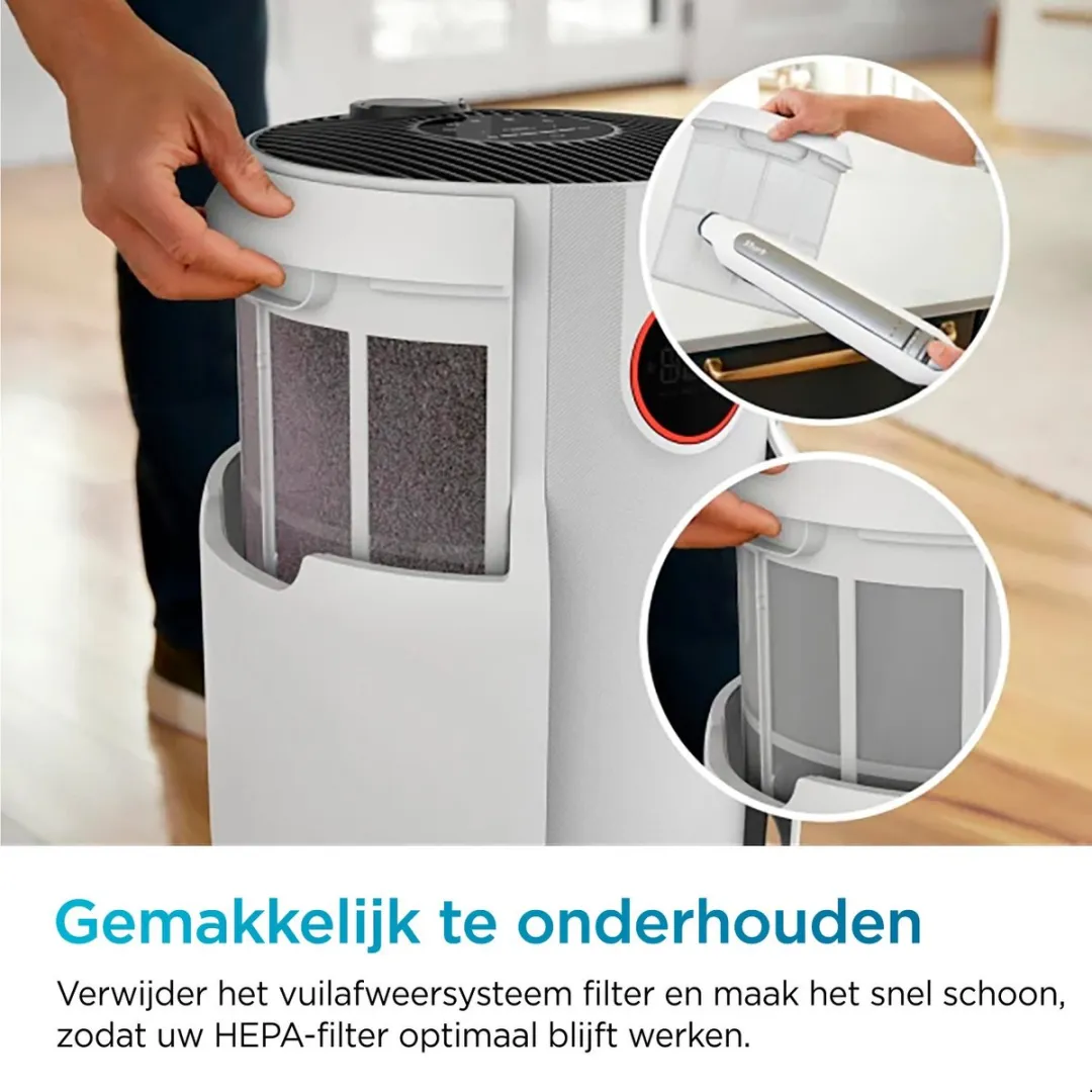 Shark NeverChange5 HP300EU Luchtreiniger - 130 m² - Wit