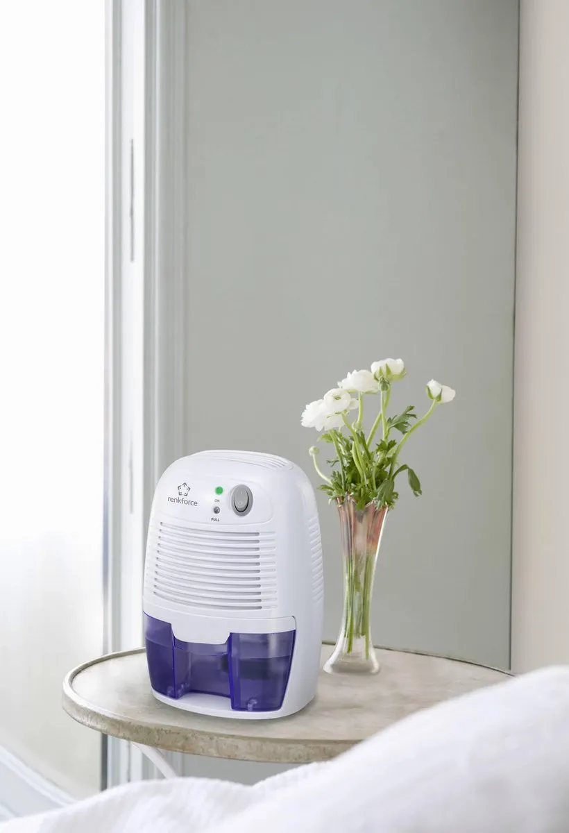 Renkforce HD-68W Luchtontvochtiger 20m² - Wit/Blauw