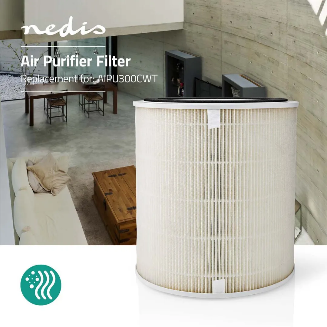 Nedis AIPU300AF Luchtfilter - Wit