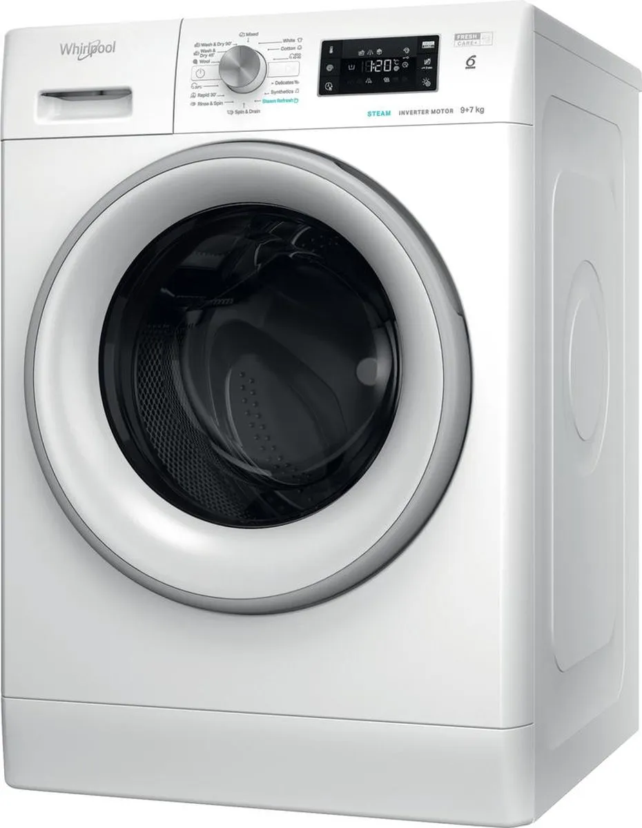 Whirlpool FFWDB 976258 SV EE Wasdroger 7kg 1551 RPM
