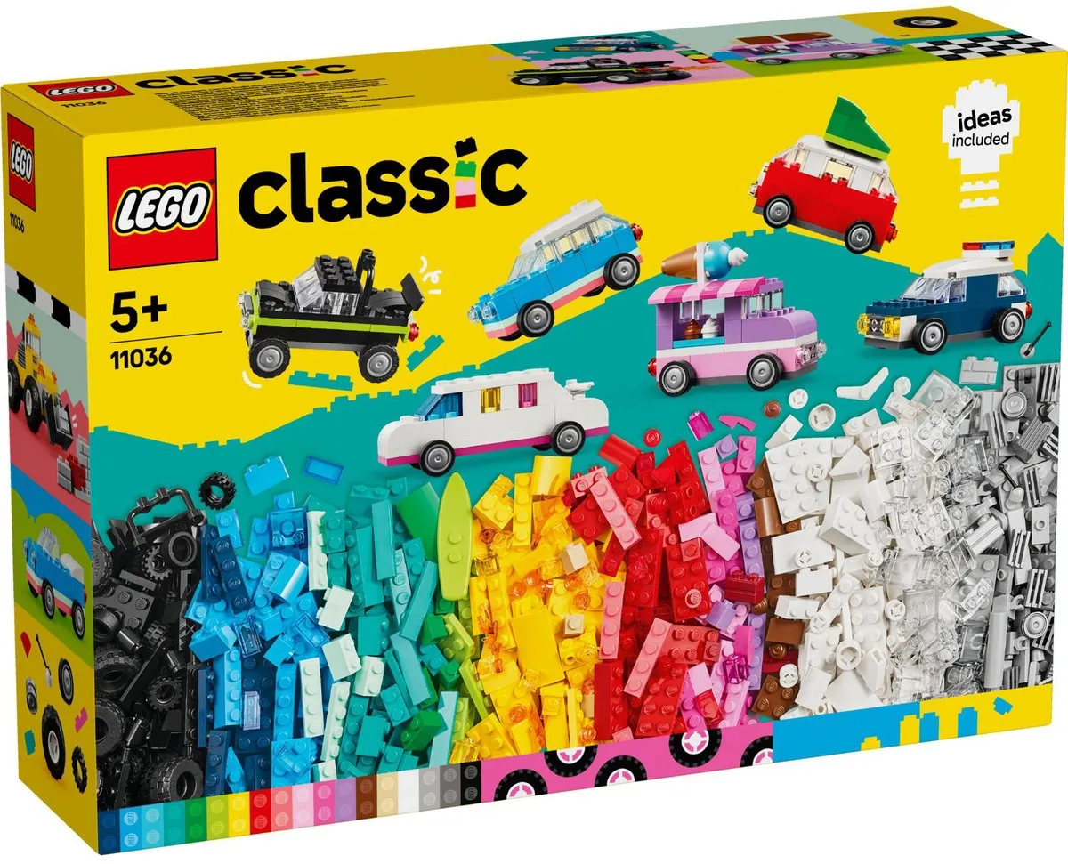 LEGO Classic Creatieve Voertuigen 11036 - 900 Stukken - Meerkleurig