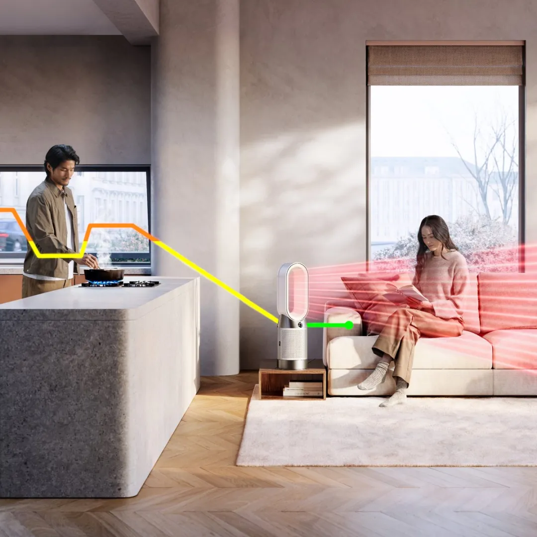 Dyson Purifier Hot+Cool HP1 Luchtreiniger - Verwarmt & Koelt - Wit