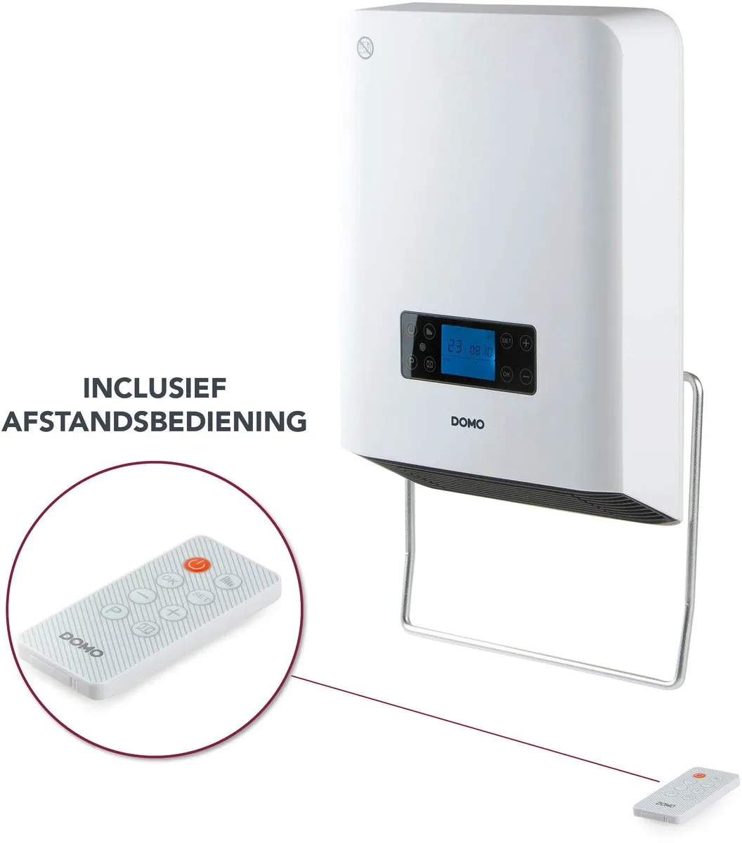 Domo DO7353H Keramische Verwarming 2100W - Wit - afbeelding 6 van 6