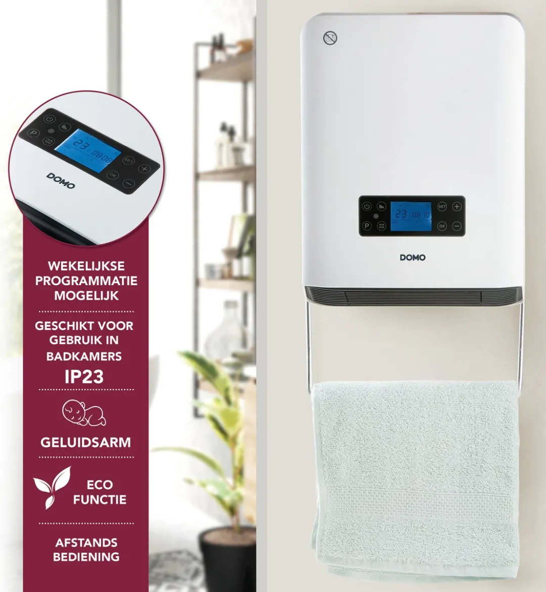 Domo DO7353H Keramische Verwarming 2100W - Wit