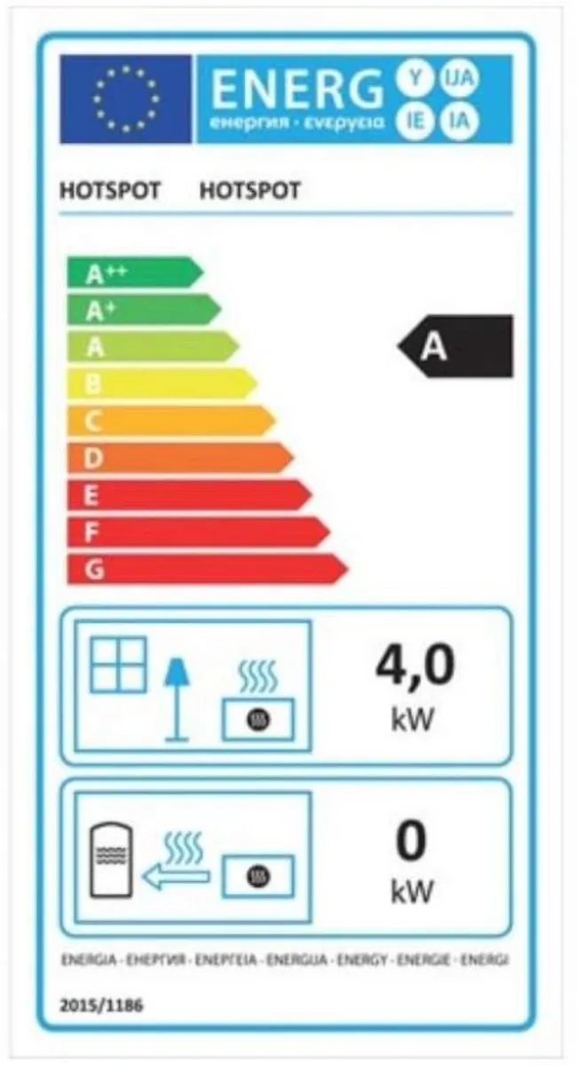 Perel HotSpot FT93-N Gaskachel 4000W - 3 standen - Zwart