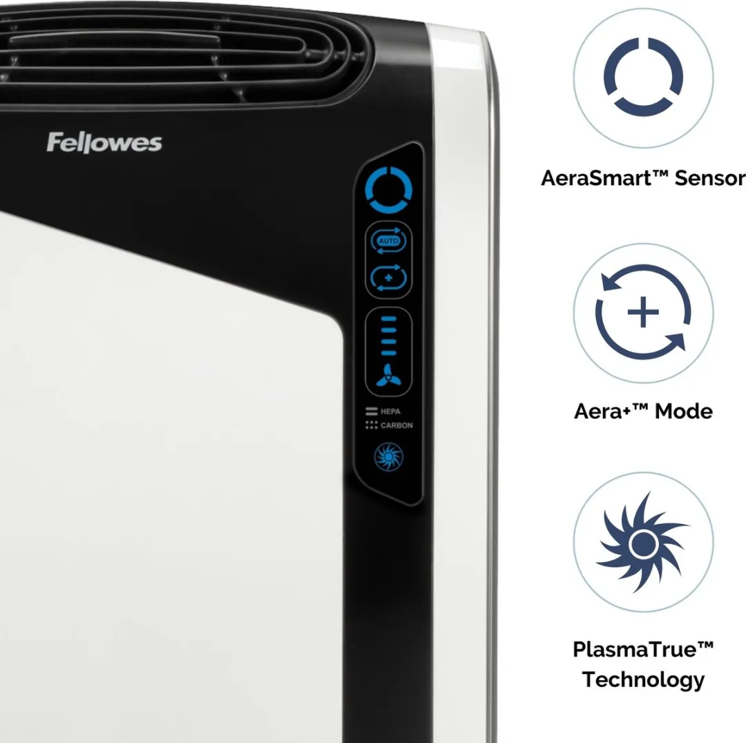 Fellowes AeraMax DX95 Luchtreiniger 70W - 28m² Wit