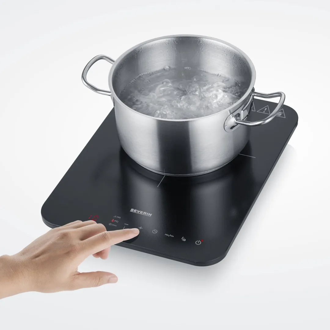 Severin KP 1032 Inductiekookplaat 2000W - Ø22cm - Zwart