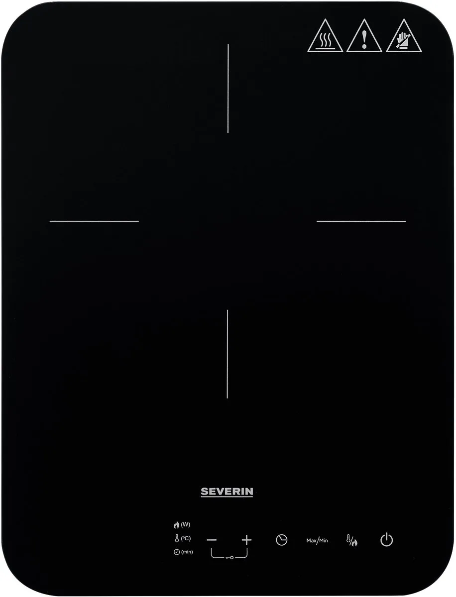 Severin KP 1032 Inductiekookplaat 2000W - Ø22cm - Zwart
