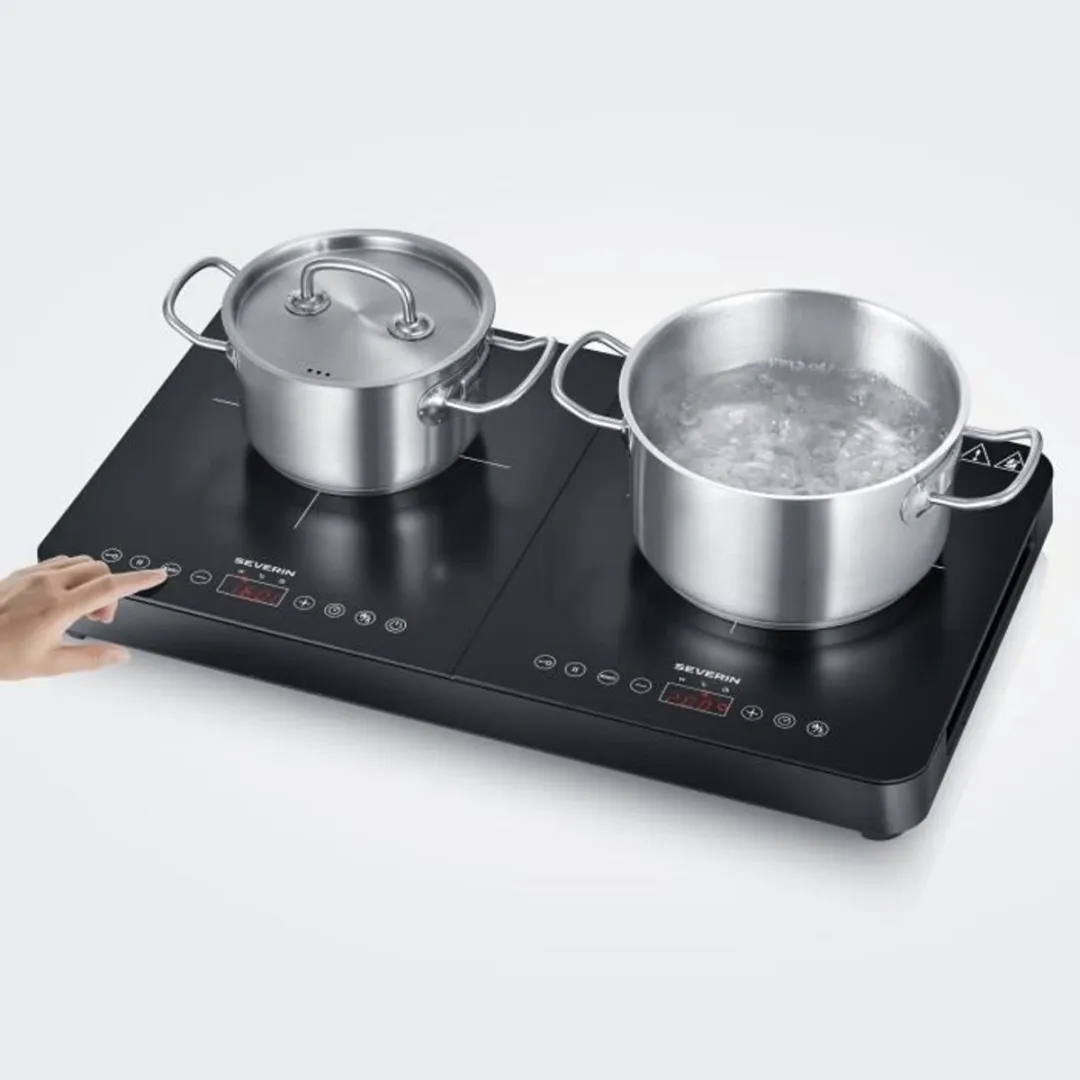 Draagbare kookplaat - DK9194 - 2 branders - 10 vermogensniveaus - 3400W