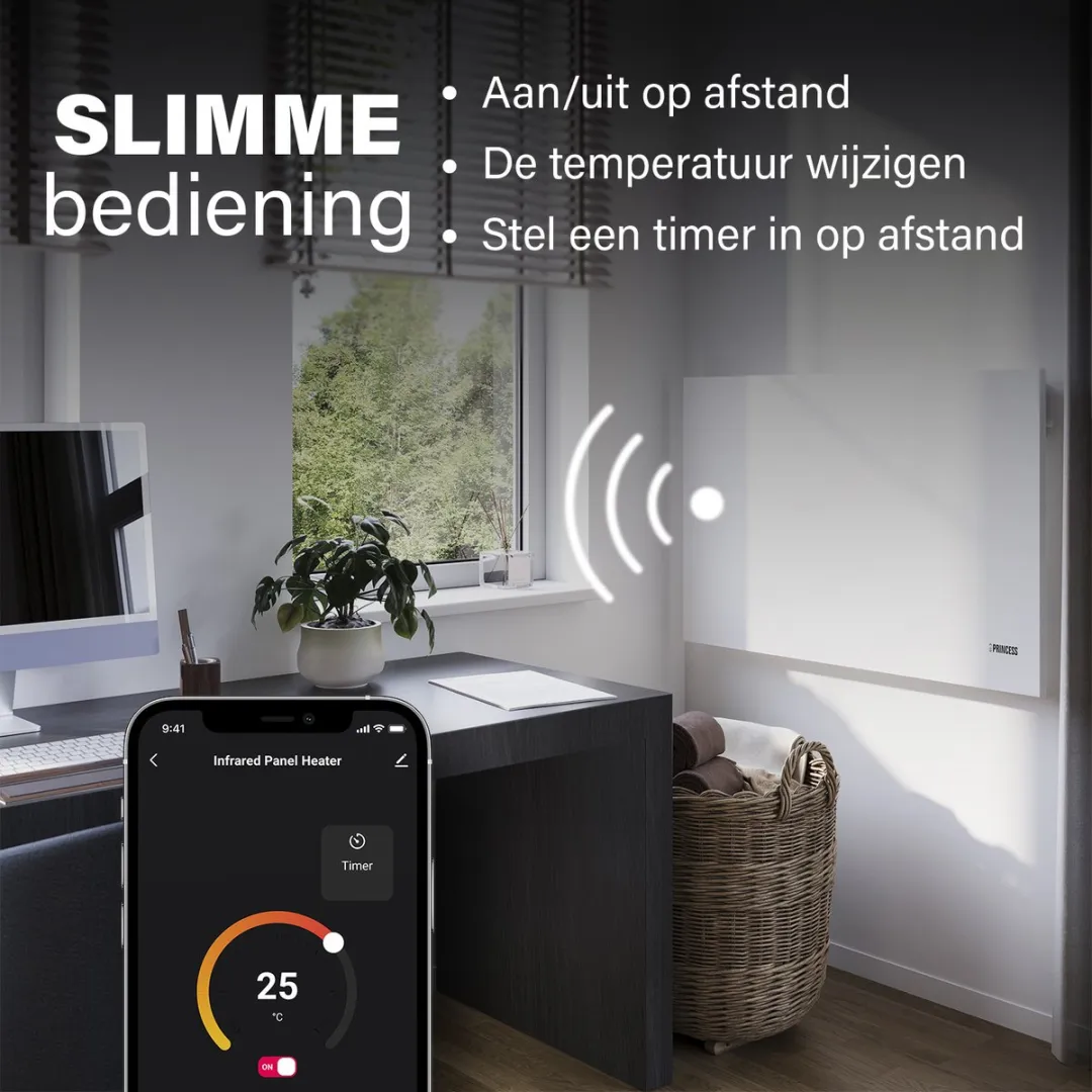 Princess 348254 Infrarood Verwarmingspaneel 540W - 60x90cm - Wit