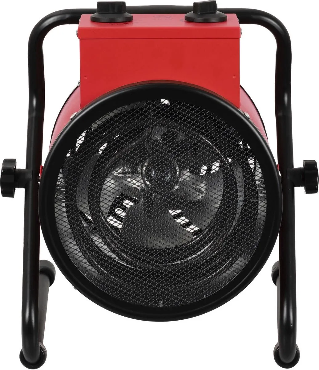 Eurom EK3000 Round Werkplaatskachel 3000W - Rood