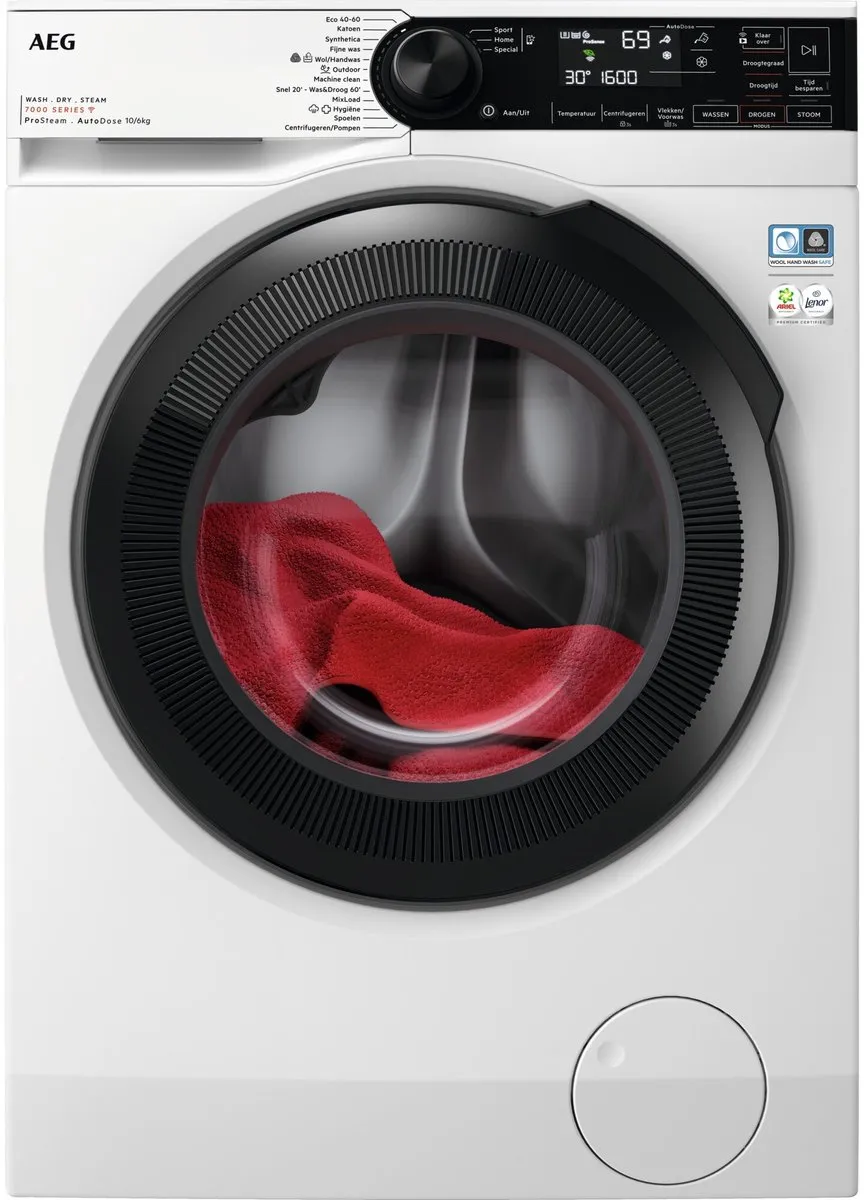 AEG 7000 ProSteam LWR7516AD4 Wasdroger 10/6kg