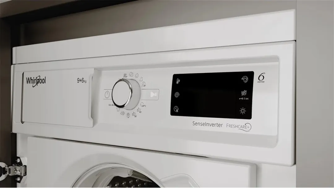 Whirlpool BI WDWG 961485 EU Was-droogcombinatie Inbouw 9/6 kg - Wit