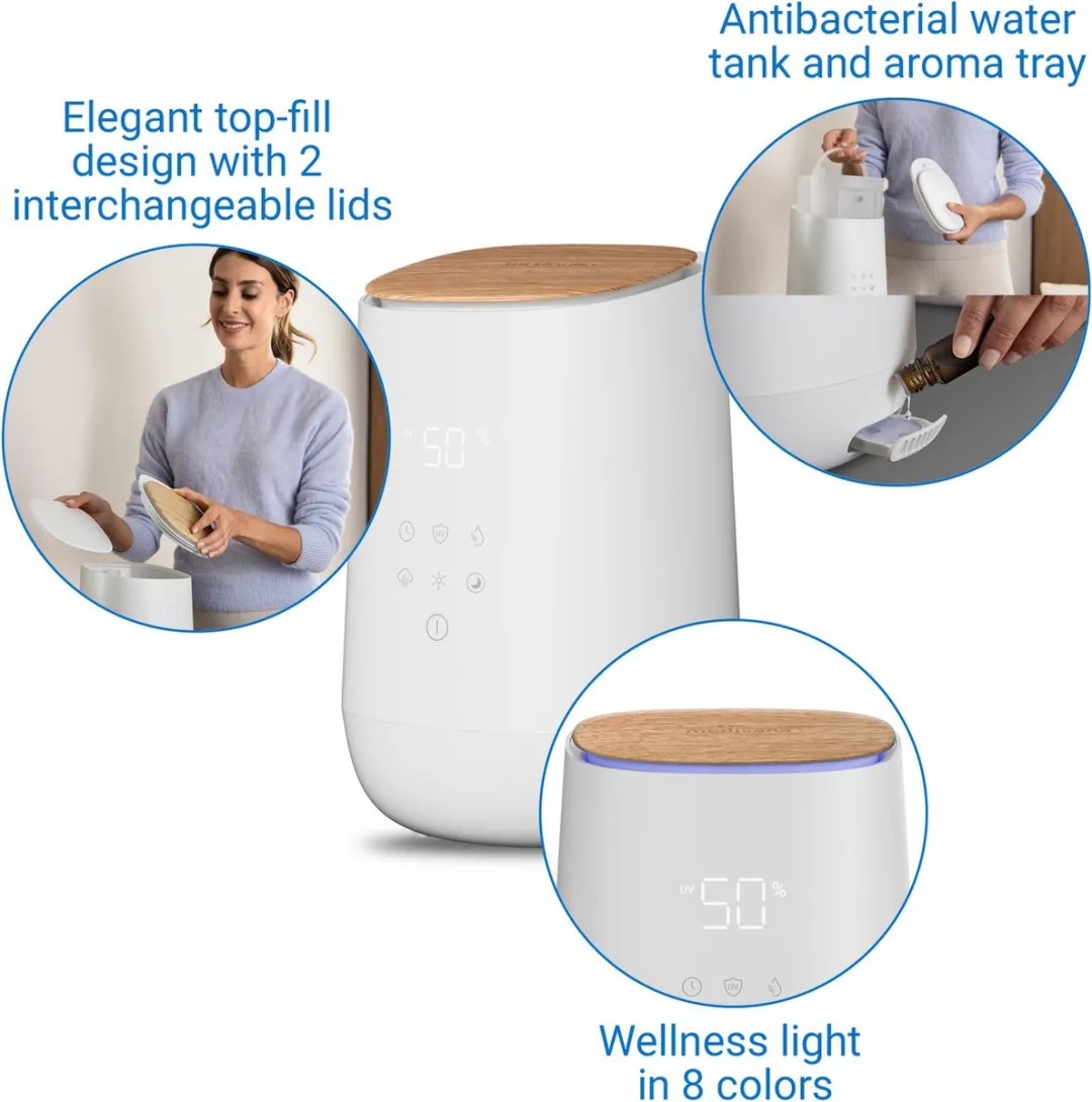 Medisana AH 680 Luchtbevochtiger 3-in-1 - 24W - Wit