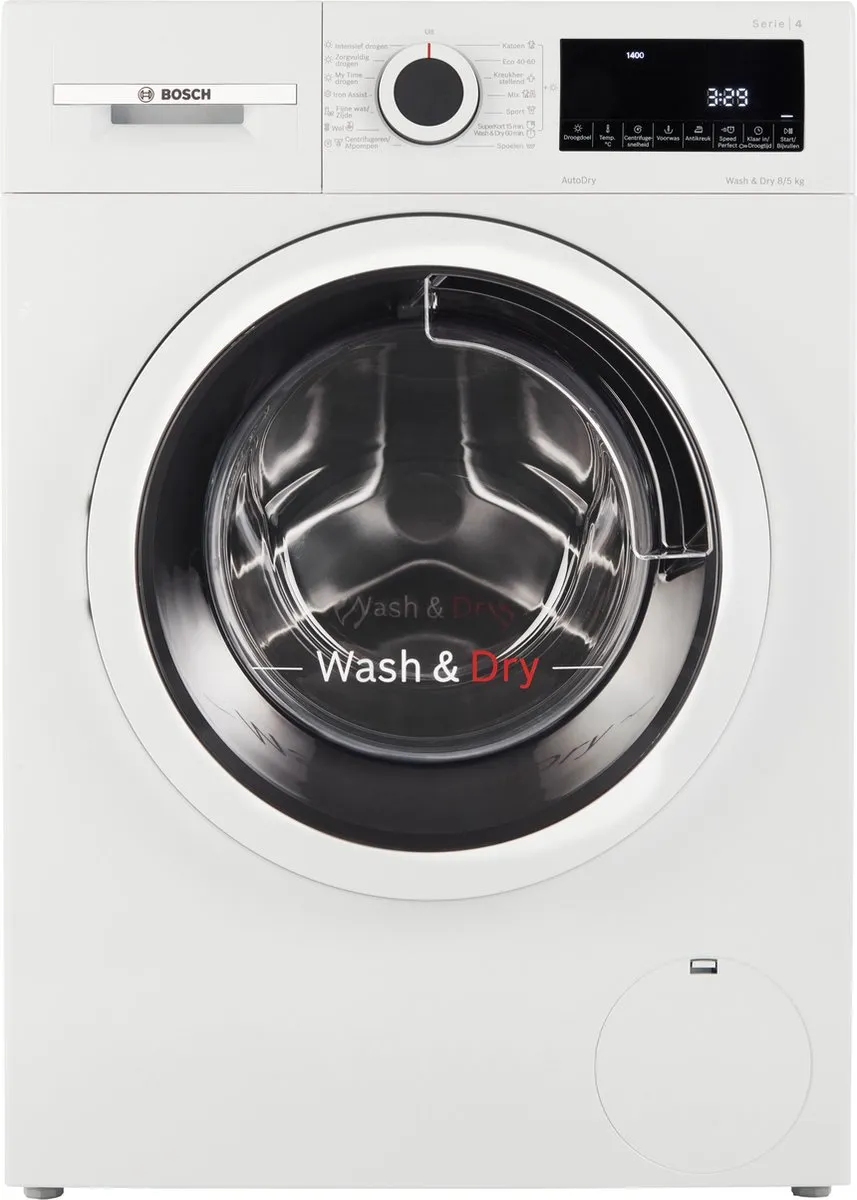 Bosch WNA13400NL Was-droogcombinatie 8/5kg - Wit