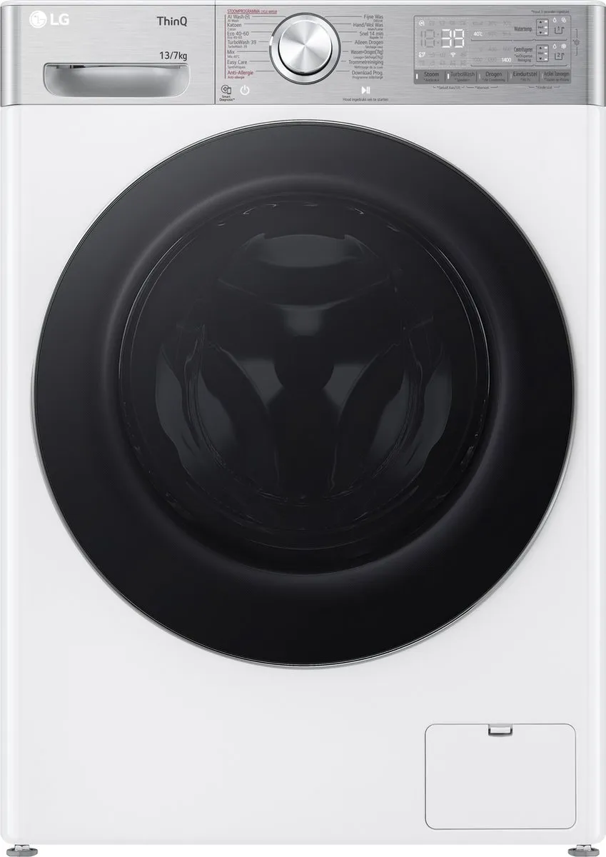 LG F4DR9537S2W Wasdroogcombinatie 13/7kg