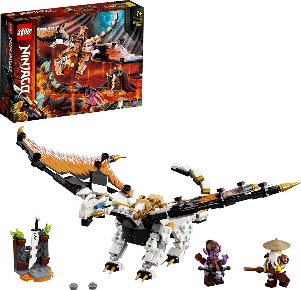 LEGO Ninjago Wu Gevechtsdraak 71718 - 2 Minifiguren