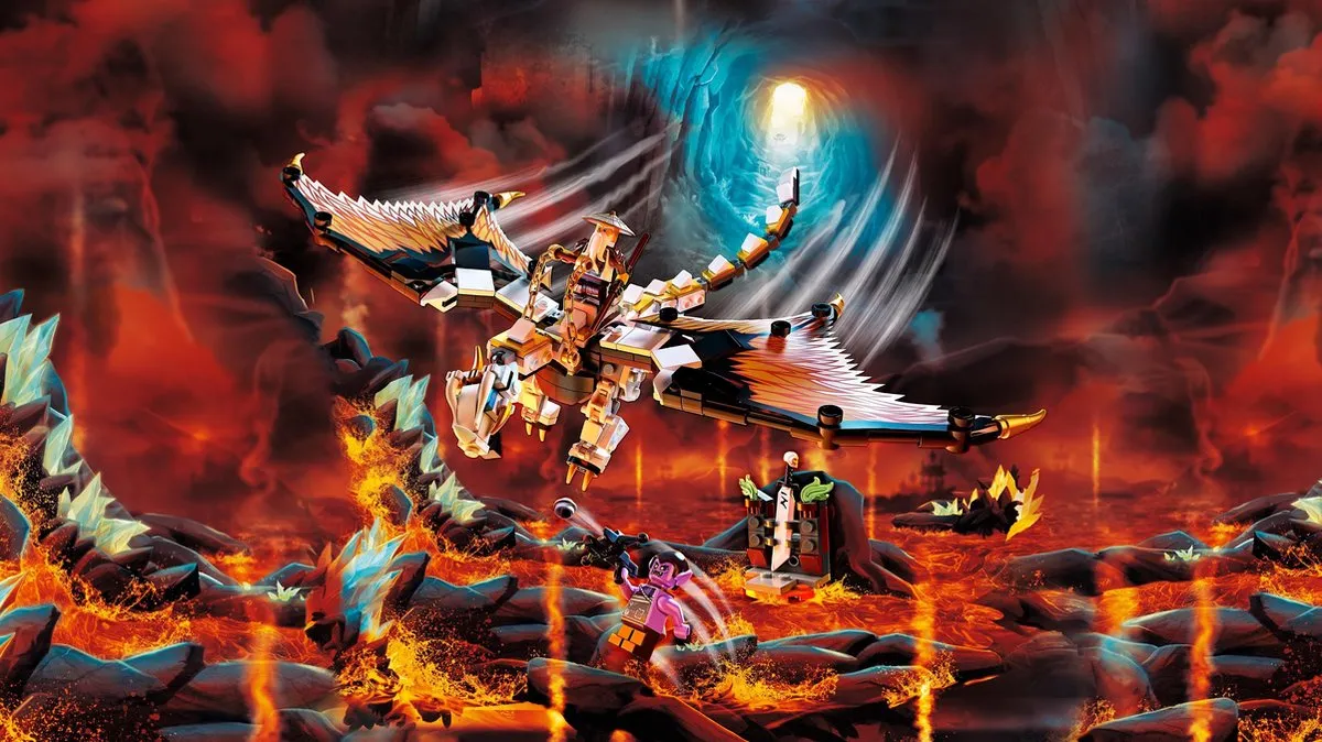 LEGO Ninjago Wu Gevechtsdraak 71718 - 2 Minifiguren - afbeelding 6 van 6