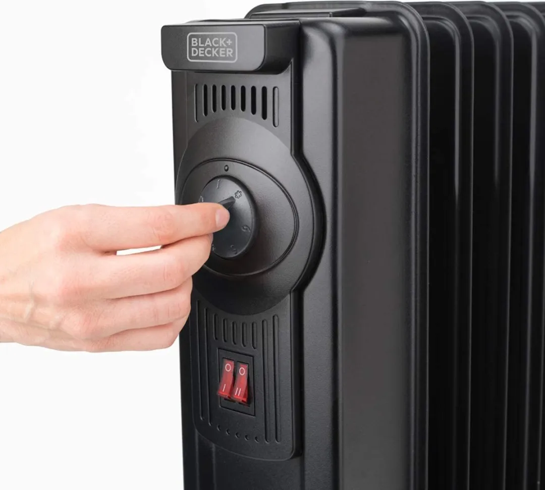 BLACK+DECKER BXRA1500E Convector 1500W - Zwart - afbeelding 3 van 6