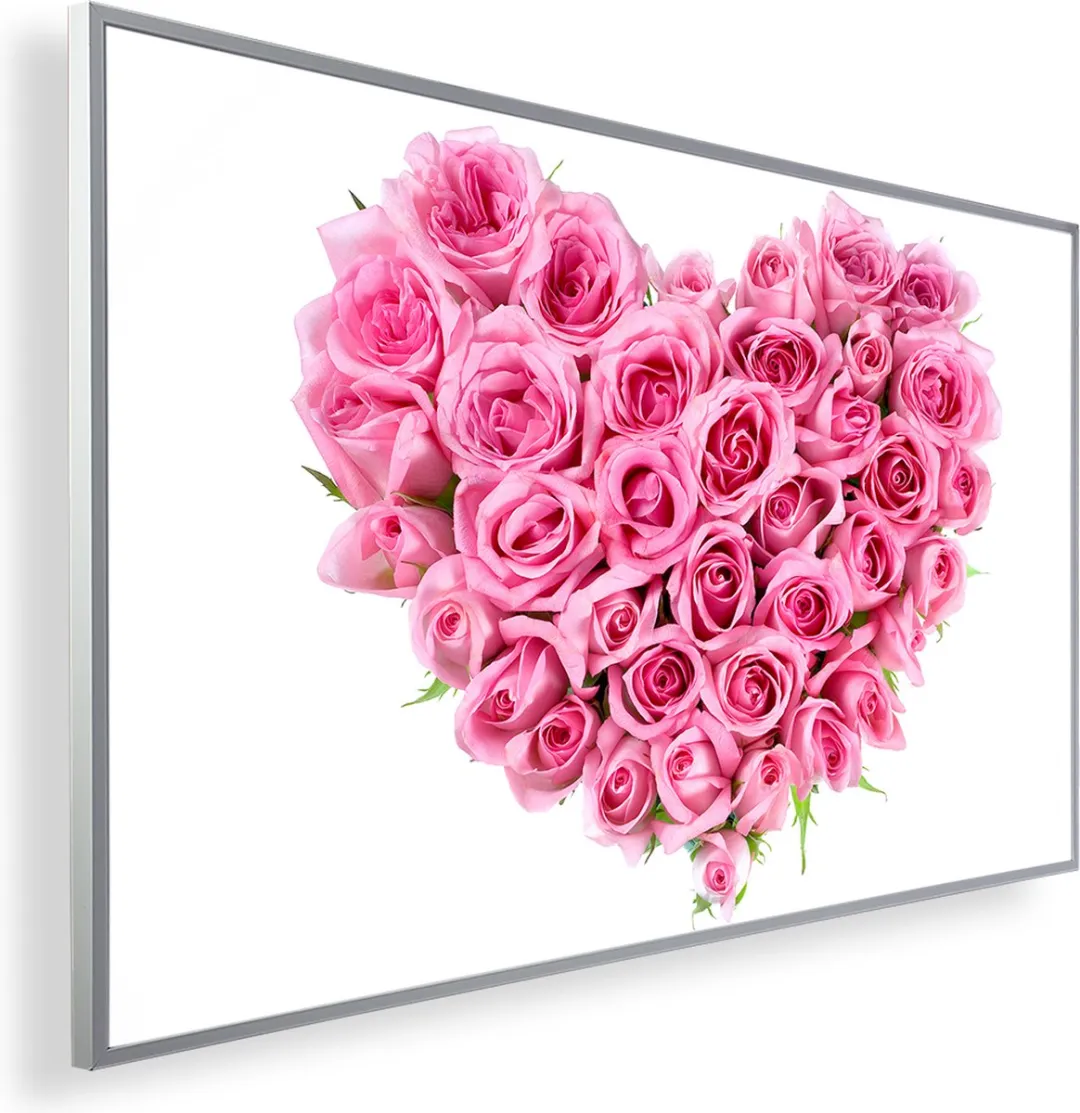 Könighaus Infrarood Verwarmingspaneel 450W Hartjes Bloemen 178