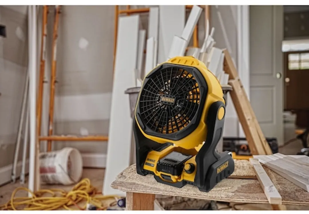DeWALT DCE512N Accu Ventilator 18V - 17,6 cm - Geel/Zwart