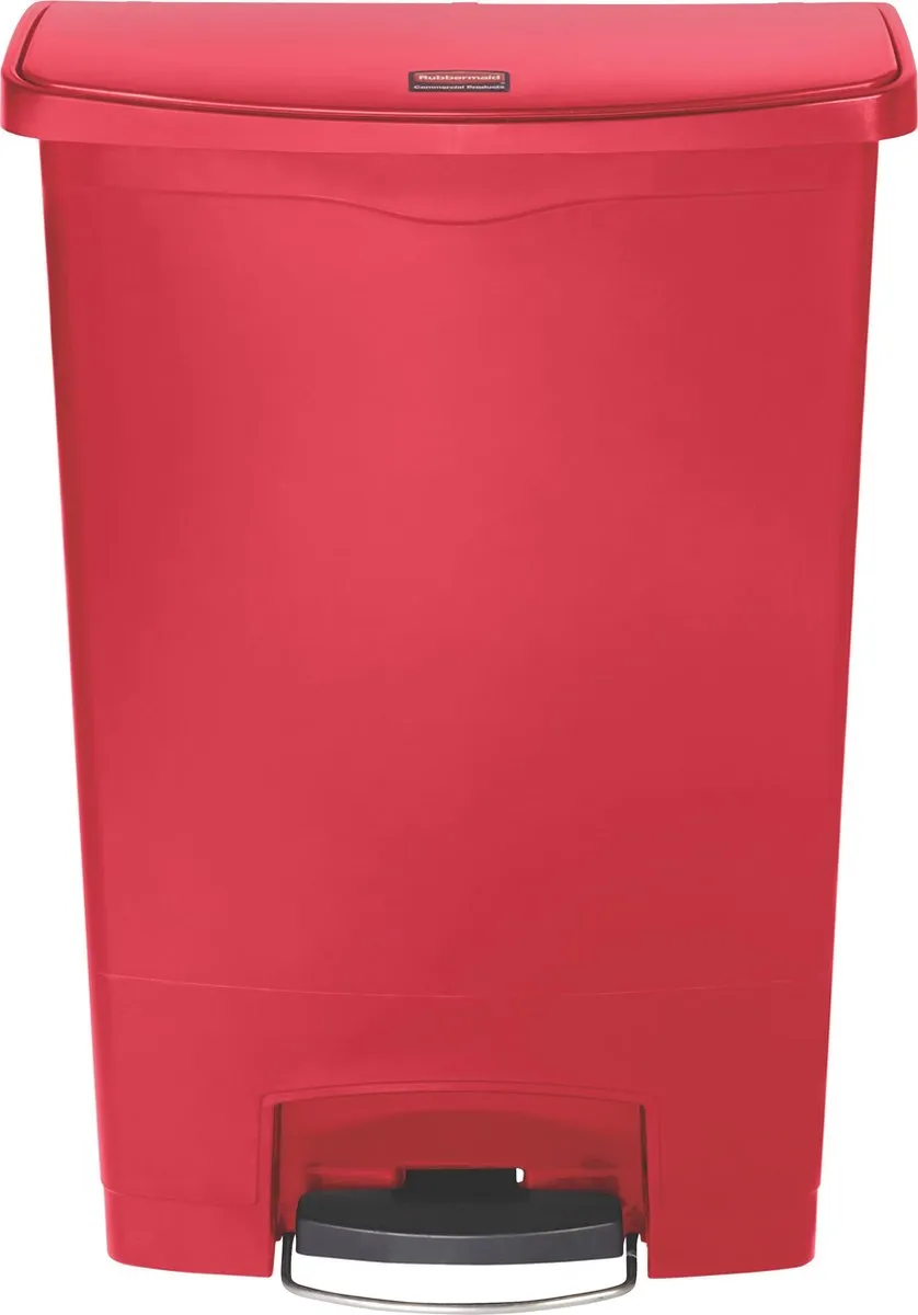 Rubbermaid Slim Jim Step On Container VB224597 - 90L - Zwart