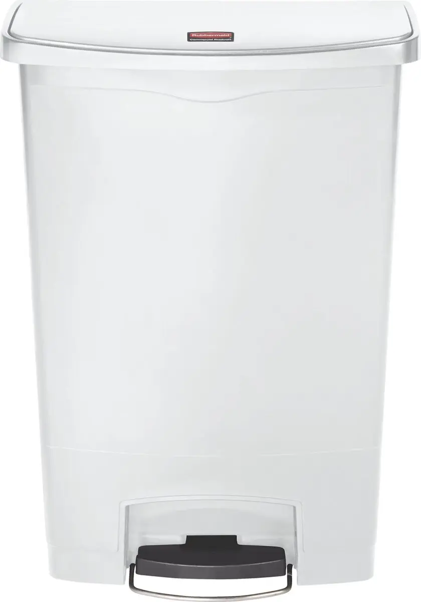 Rubbermaid Slim Jim Step On Container VB224597 - 90L - Zwart