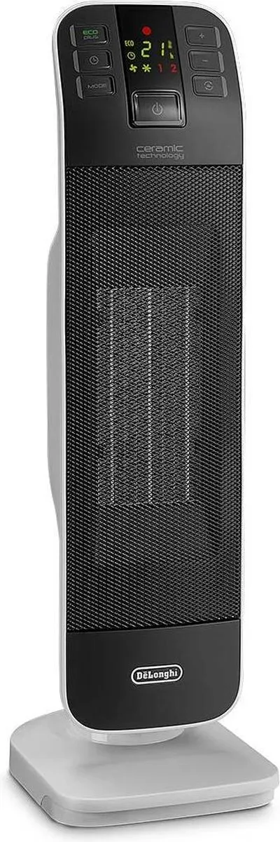 De'Longhi HFX65V20 Keramische Ventilatorkachel 2000W - Zwart/Grijs